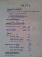 tarifs